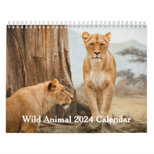 Wild Animal 2025 Calendar