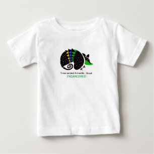 Wild animal -ARMADILLO- Brazil - Endangered animal Baby T-Shirt
