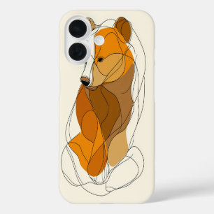 Wild Animal Art Phone Case – Abstract Style