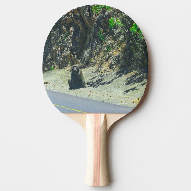 Wild Animal Baboon Animals Ping Pong Paddle (Front)