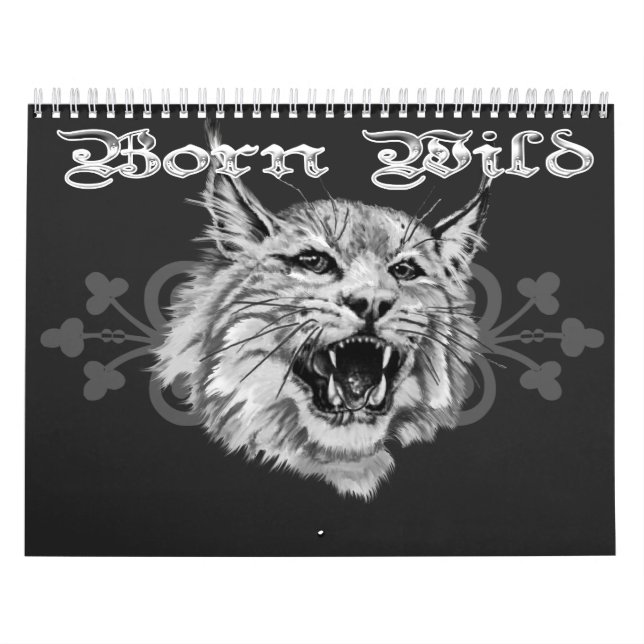 Wild Animal Calendar for those wild at heart (Cover)