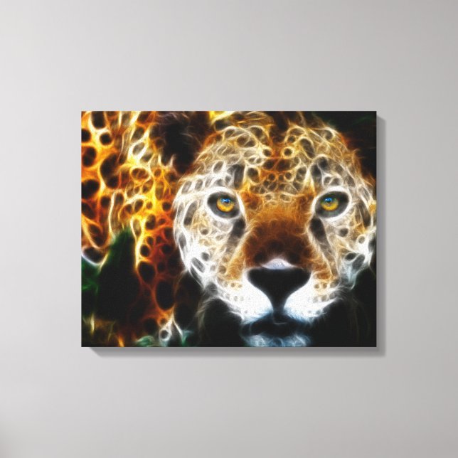 Wild Animal Cheetah  Wrapped Canvas (Front)