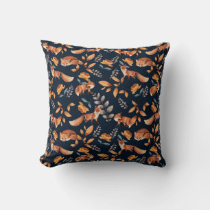 Wild Animal Fox Pattern Cushion