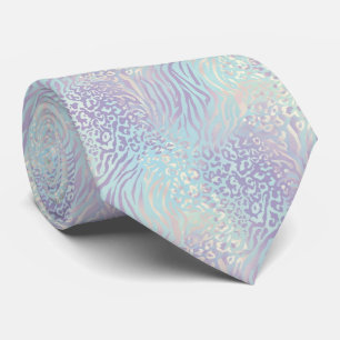 Wild Animal Print Opal Spotted Neck Tie