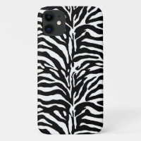 Wild Animal Print, Zebra in Black and White