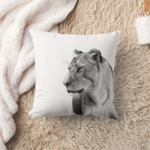 Wild Animal Savanna Grasslands Lioness Wildlife Cushion