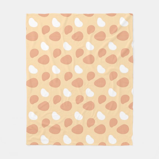 Wild Animal Skin Fleece Blanket (Front)