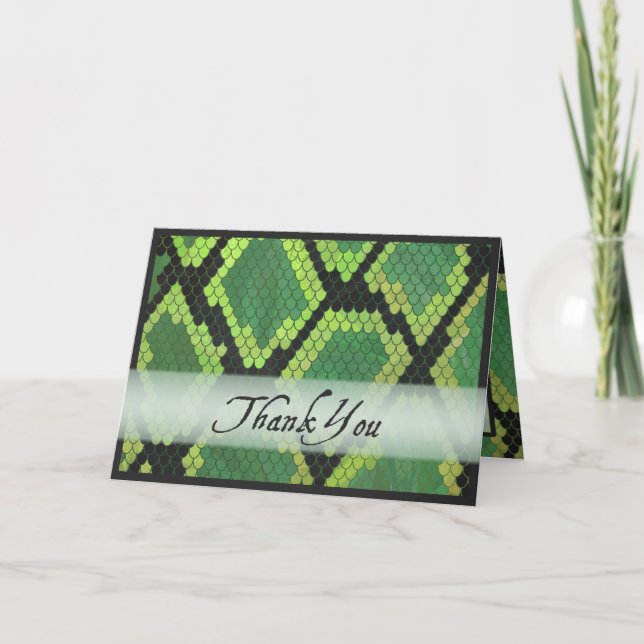 Wild Animal Snake Thank You (Front)