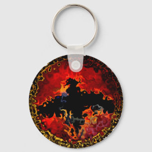 Wild Animal Spooky Bat Key Ring