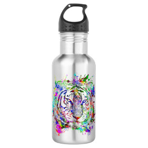 Wild Animal Tiger Jungle Safari Africa World N 532 Ml Water Bottle