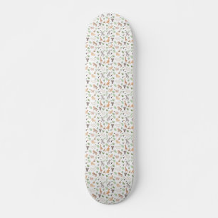 wild Animal With Jungle Tree pattern Skateboard