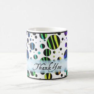 Wild Animal Zebra Thank You Coffee Mug