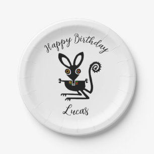Wild animals - BILBY - Aussie wildlife - Party Paper Plate