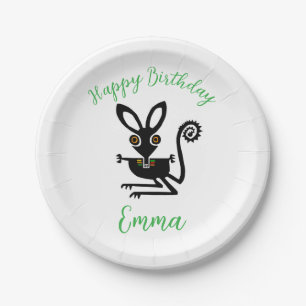 Wild animals - BILBY - Aussie wildlife - Party Paper Plate