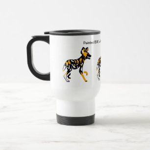 Wild animals - Cape hunting dog -Painted DOG - Travel Mug