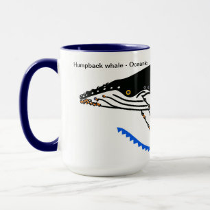 Wild animals - Cool Humpback WHALE - Oceans Mug
