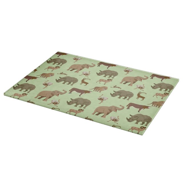 Wild animals cutting board (Corner)