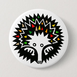Wild animals - ECHIDNA - Australian Wildlife - 7.5 Cm Round Badge