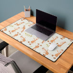 Wild Animals Giraffe Kids Desk Mat<br><div class="desc">Desk mat for children with a cute giraffe pattern from our wild animals kids collection.</div>