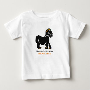 Wild animals - GORILLA- Ape -Primate - Africa Baby T-Shirt
