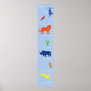 Wild Animals Growth Chart