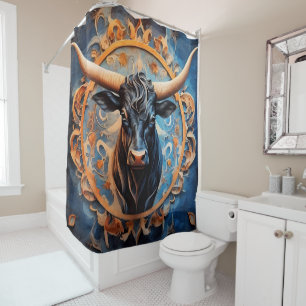 Wild Animals Portrait Reflections  Shower Curtain