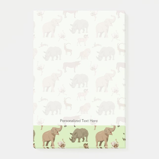 Wild animals post-it notes (Front)
