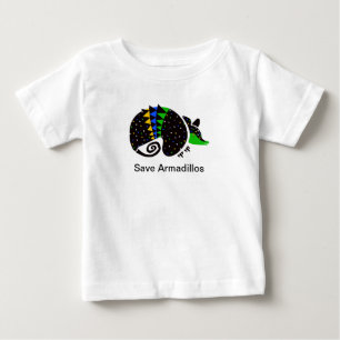 Wild animals - Save ARMADILLOS - Wildlife Baby T-Shirt
