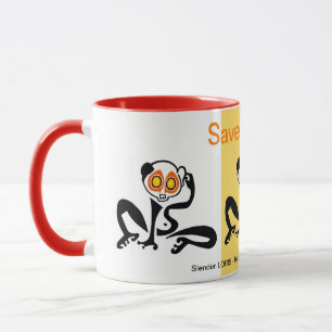Wild animals - Save Slow LORISES -Animal lover  Mug