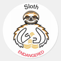 Wild animals -Three-toed SLOTH - Endangered animal
