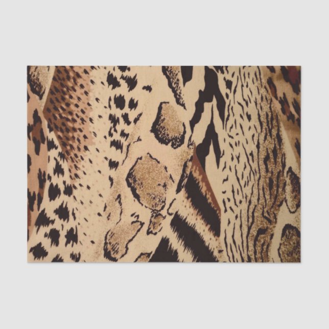 wild animals tissue paper (Front)