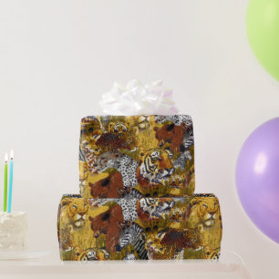 Wild Animals Wrapping Paper