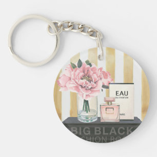 Wild Apple   Big Fashion Book - Striped Key Ring