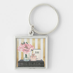 Wild Apple   Big Fashion Book - Striped Key Ring