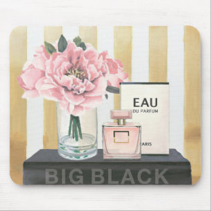 Wild Apple   Big Fashion Book - Striped Mouse Mat