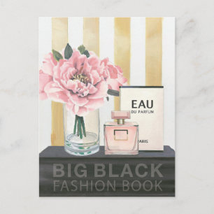 Wild Apple   Big Fashion Book - Striped Postcard