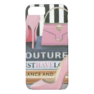 Wild Apple   Couture Stripes - Shoes & Bag iPhone 8/7 Case