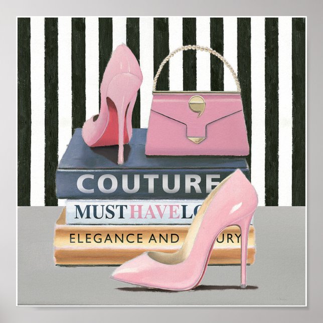 Wild Apple | Couture Stripes - Shoes & Bag Poster (Front)