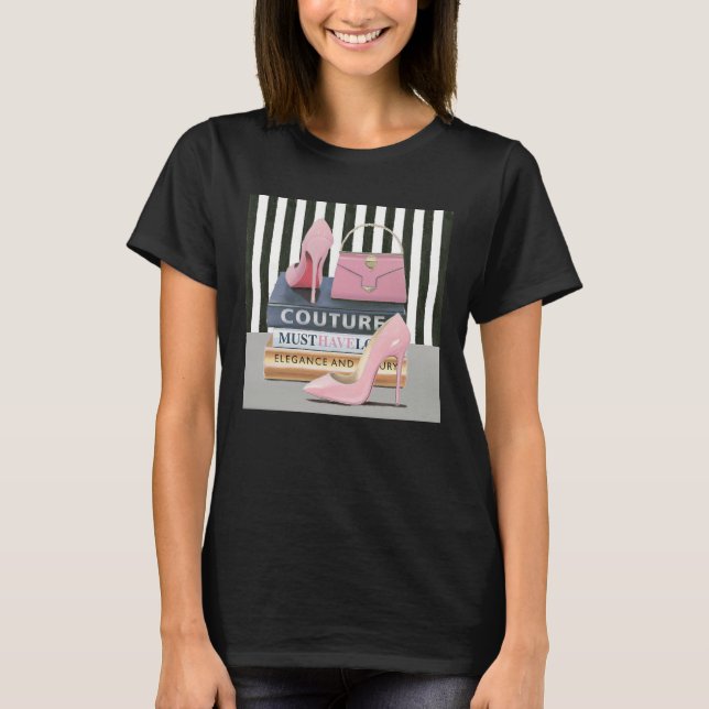 Wild Apple | Couture Stripes - Shoes & Bag T-Shirt (Front)