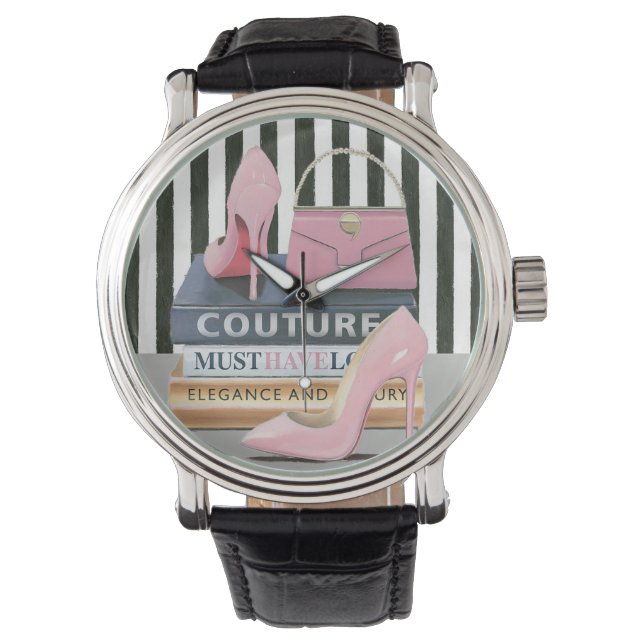 Wild Apple | Couture Stripes - Shoes & Bag Watch (Front)