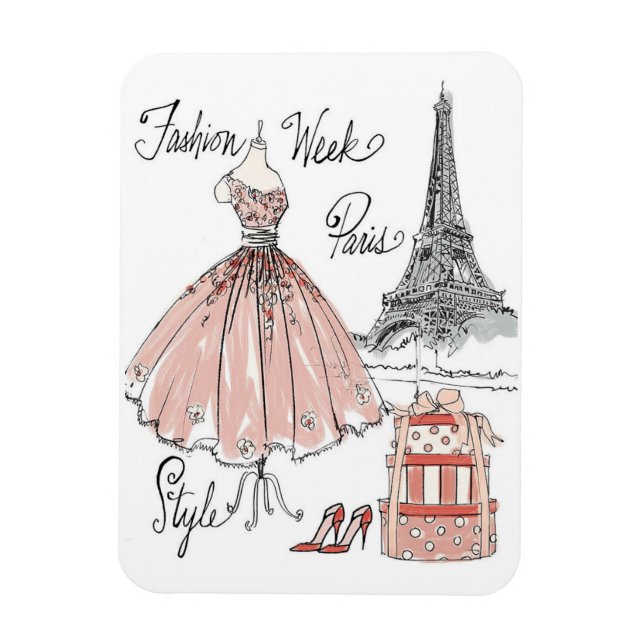 Wild Apple | Paris Fashion Week Style Magnet (Vertical)