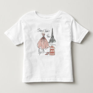 Wild Apple Paris Fashion Week Style Toddler T-Shirt