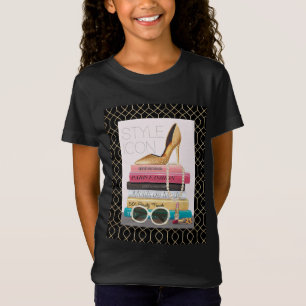 Wild Apple   Style Icon - Gold Stiletto T-Shirt