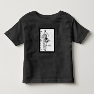 Wild Apple   Style Icon - Modern Sketch Toddler T-Shirt