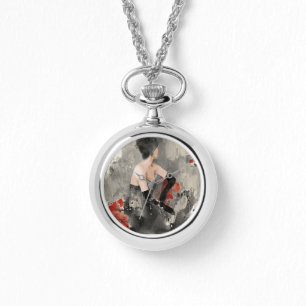 Wild Apple Vintage Watercolor Woman Watch