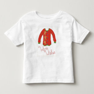 Wild Apple   Warm Wishes - Gingerbread Man Toddler T-Shirt