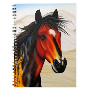 Wild At Heart - A Spirited Western Pinto Pony Notebook