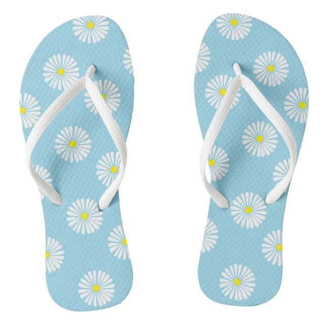 Wild at Heart Daisy Flip Flops (Footbed)
