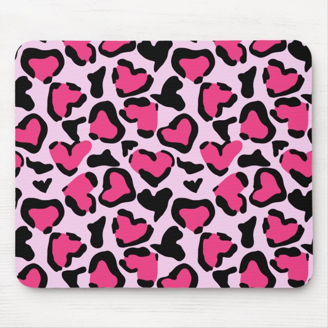  Wild at Heart Leopard Mouse Mat (Front)