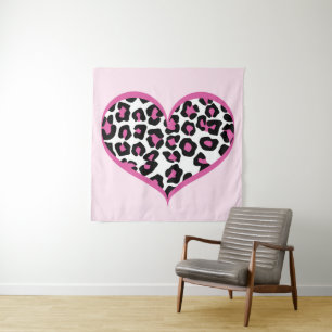 Wild at Heart Leopard Print Tapestry